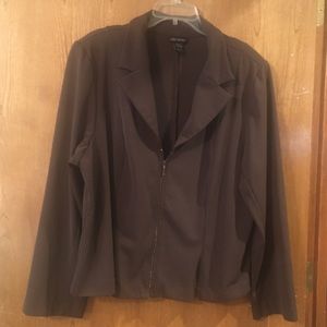 LANE BRYANT Chocolate Blazer, 22/24